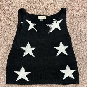Women’s altered state star knit tank top size medium